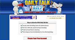 Desktop Screenshot of dailytalkadz.com